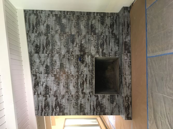 Fireplace in Morada.